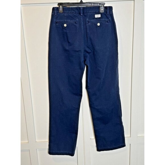 Vineyard Vines Club Pants Mens 32x32 Navy Chino 100% Cotton - Picture 2 of 7